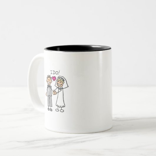 Ik wel. Mok. Tweekleurige Koffiemok (Voorkant links)