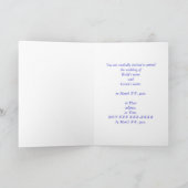 Ik wel, Seashell Ocean Wedding Invitting-kaarten (Binnen)