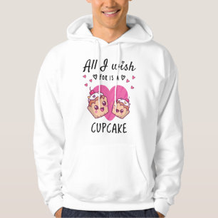 Ik wens alleen een Cupcake Hoodie