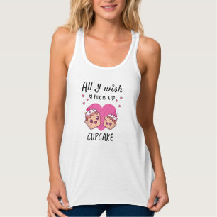 Ik wens alleen een Cupcake Tanktop