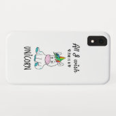 Ik wens alleen een Unicorn Case-Mate iPhone Case (Achterkant (horizontaal))