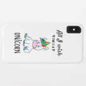 Ik wens alleen een Unicorn Case-Mate iPhone Case (Achterkant (horizontaal))