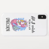 Ik wens alleen een Unicorn Case-Mate iPhone Case (Achterkant (horizontaal))