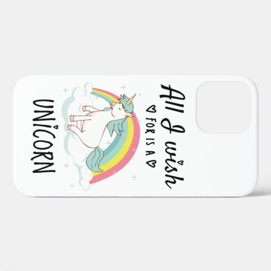 Ik wens alleen een Unicorn Case-Mate iPhone Case (Achterkant (horizontaal))