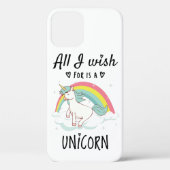 Ik wens alleen een Unicorn Case-Mate iPhone Case (Achterkant)