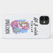 Ik wens alleen een Unicorn Case-Mate iPhone Case (Achterkant (horizontaal))
