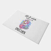 Ik wens alleen een Unicorn Deurmat (Schuin)