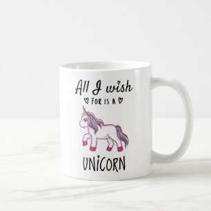 Ik wens alleen een Unicorn Koffiemok