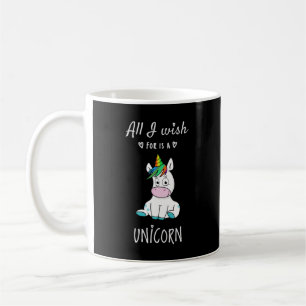 Ik wens alleen een Unicorn Koffiemok