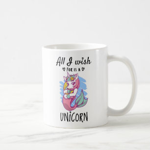 Ik wens alleen een Unicorn Koffiemok