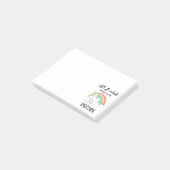 Ik wens alleen een Unicorn Post-it® Notes (Schuin)
