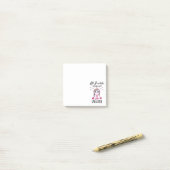 Ik wens alleen een Unicorn Post-it® Notes (Op bureau)