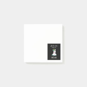Ik wens alleen een Unicorn Post-it® Notes