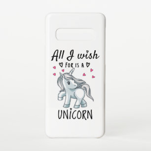 Ik wens alleen een Unicorn Samsung Galaxy S10 Hoesje