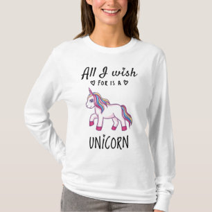 Ik wens alleen een Unicorn T-shirt