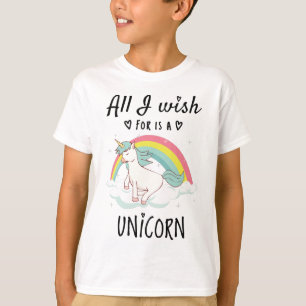 Ik wens alleen een Unicorn T-shirt