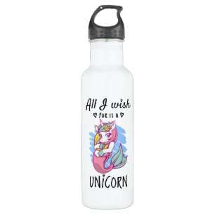 Ik wens alleen een Unicorn Waterfles