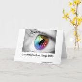 Ik wens dit u kon zien kaart (Gele Bloem)