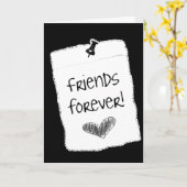 IK WENS EEN *** BESTE VRIEND VOOR ALTIJD *** GELUK KAART (Gele Bloem)