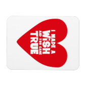 IK WENS EEN LIEFDE Hart Magneet (Horizontaal)