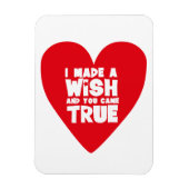 IK WENS EEN LIEFDE Hart Magneet (Verticaal)