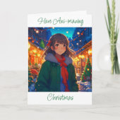 Ik wens je Ani-Mazing Kerstmis Kaart (Voorkant)