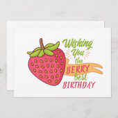 Ik wens je de beste verjaardag kaart (Voorkant / Achterkant)