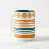 Ik wens je de beste verjaardag ooit tweekleurige koffiemok (Voorkant links)