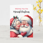 Ik wens je de vrolijkste kerst zoet kaart (Gele Bloem)