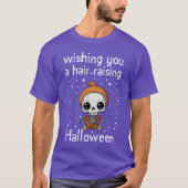 Ik wens je een angstaanjagende Halloween T-shirt (Voorkant)