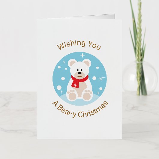 Ik wens je een Beer-y kerst (Voorkant)