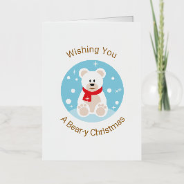 Ik wens je een Beer-y kerst