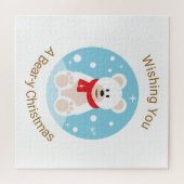 Ik wens je een Beer-y kerst Legpuzzel (Horizontaal)