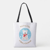 Ik wens je een Beer-y kerst Tote Bag (Achterkant)