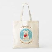 Ik wens je een Beer-y kerst Tote Bag (Achterkant)