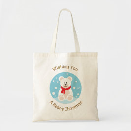 Ik wens je een Beer-y kerst Tote Bag