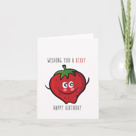 Ik wens je een Berry Puns Kaart
