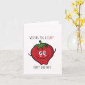 Ik wens je een Berry Puns Kaart (Gele Bloem)