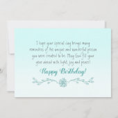 Ik wens je een BLESSED Birthday! Kaart (Achterkant)