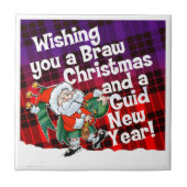 Ik wens je een Braw Kerstmis Tegeltje (Voorkant)