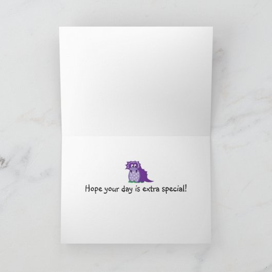 Ik wens je een Dino-mite... Kaart (Binnen)