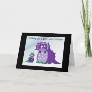 Ik wens je een Dino-mite... Kaart