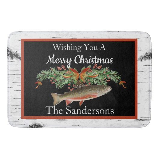 Ik wens je een echt vliegende vrouw, viskerst badmat (Voorkant)