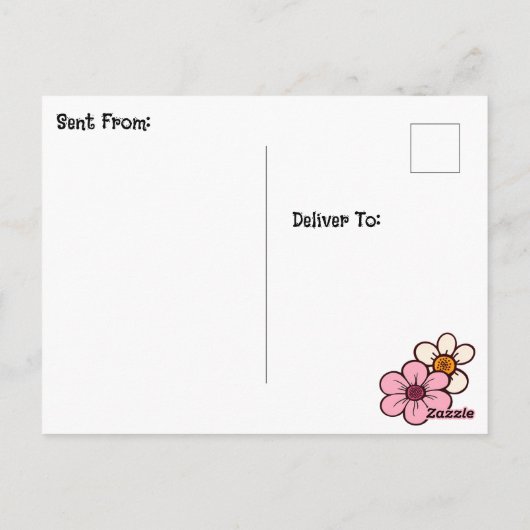 Ik wens je een fijne dag | Schattigee vriendschap Briefkaart (Achterkant)