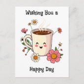 Ik wens je een fijne dag | Schattigee vriendschap Briefkaart (Voorkant)