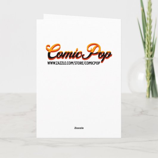 Ik wens je een fijne Halloween nostalgie Feestdagen Kaart (Achterkant)