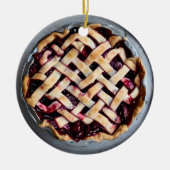 Ik wens je een fijne kerst | Grappig eten Pun Keramisch Ornament (Voorkant)