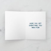 Ik wens je een fijne verjaardag gepersonaliseerd | kaart (Binnen)