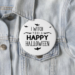 Ik wens je een gelukkig Halloween Ronde Button 4,0 Cm