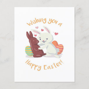 Ik wens je een gelukkige Pasen! Flyer